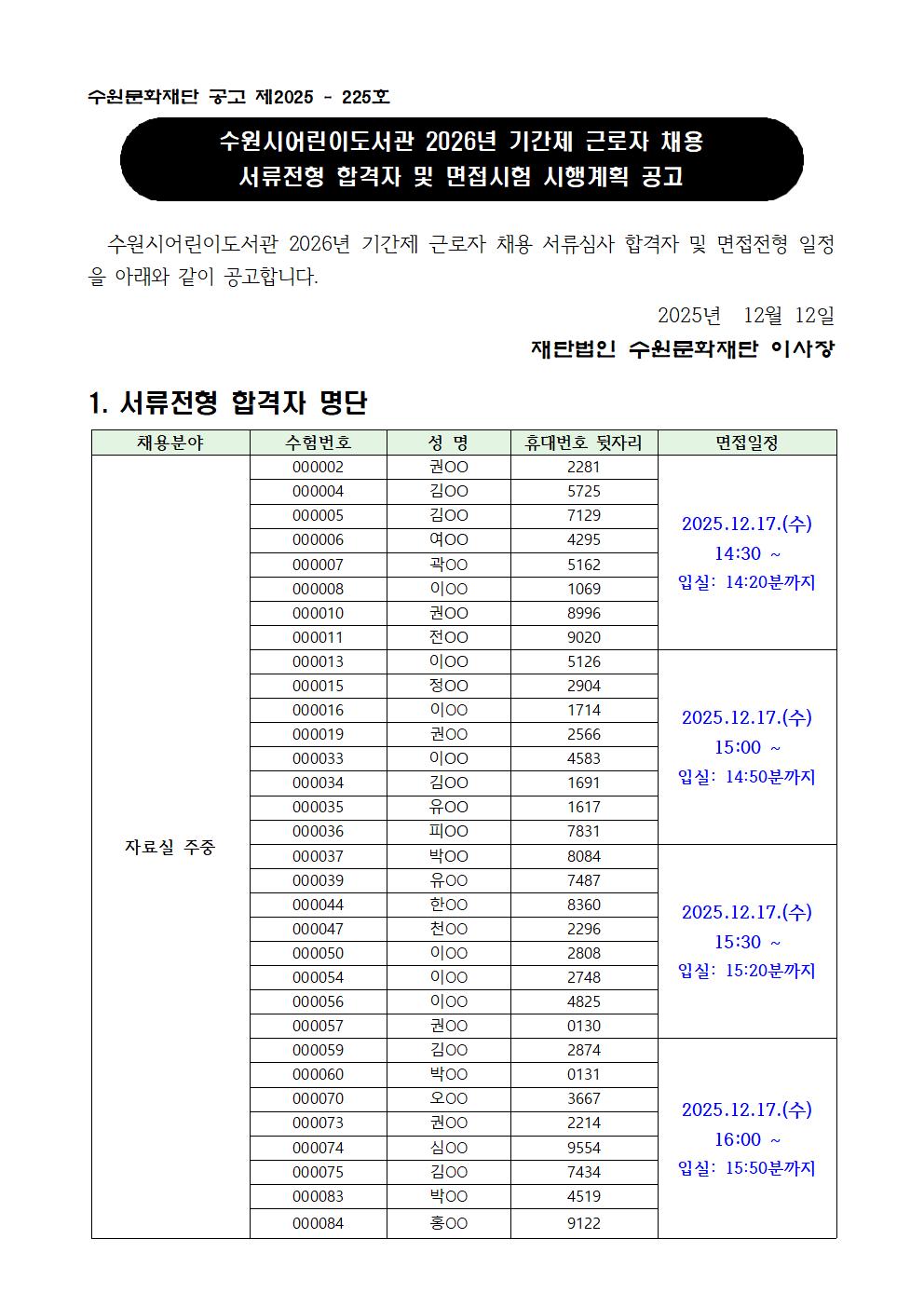 수원시어린이도서관2026년기간제근로자서류전형합격자및면접시험시행계획공고문001.jpg