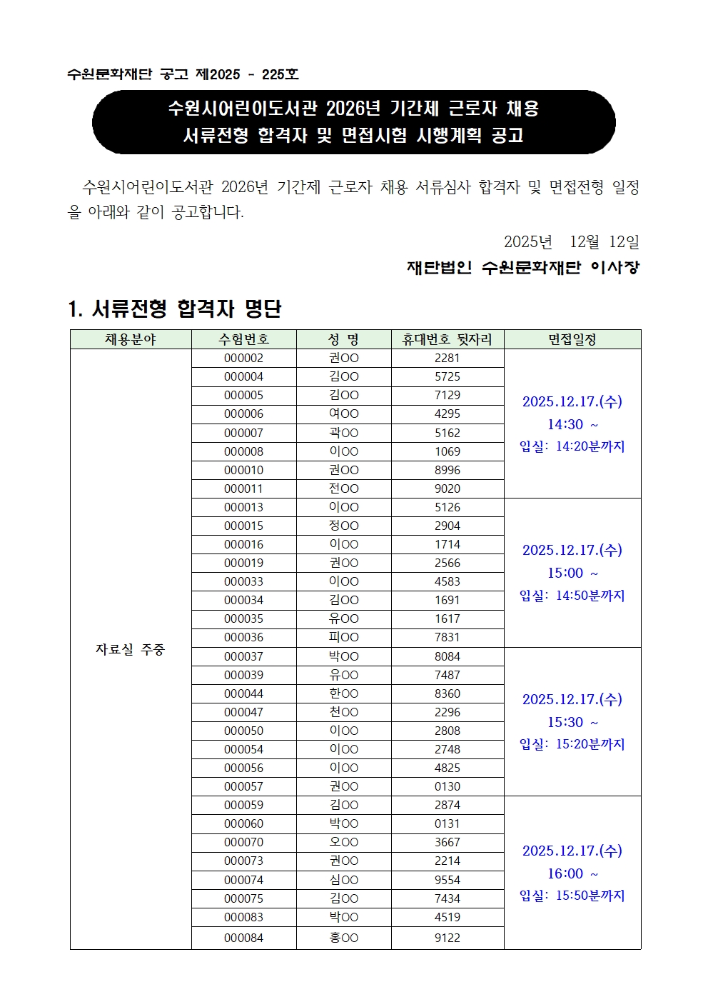 수원시어린이도서관2026년기간제근로자서류전형합격자및면접시험시행계획공고문001.jpg